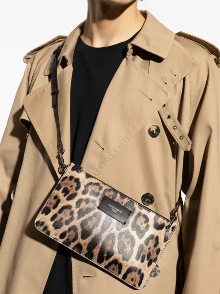 Geantă Dolce & Gabbana cu imagine cu model leopard