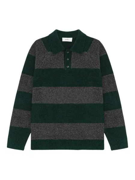 Dzianinowy sweter Les Deux w paski z paskiem