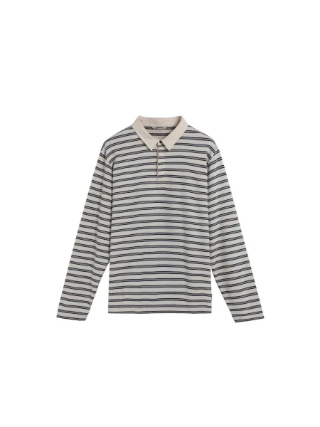 Scalpers Tricou bleumarin / murdar alb