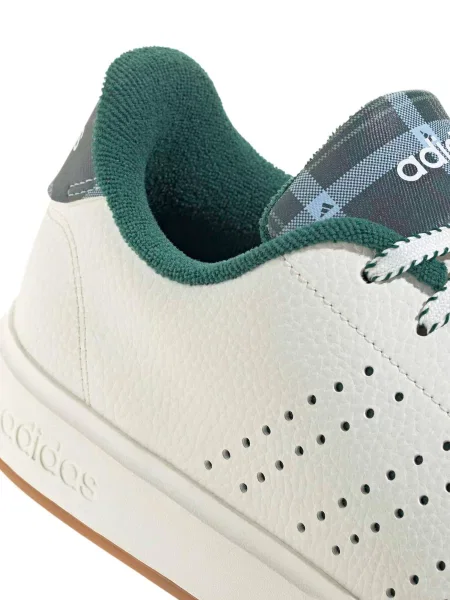 ADIDAS SPORTSWEAR Nízke tenisky ADVANTAGE tmavozelená biela