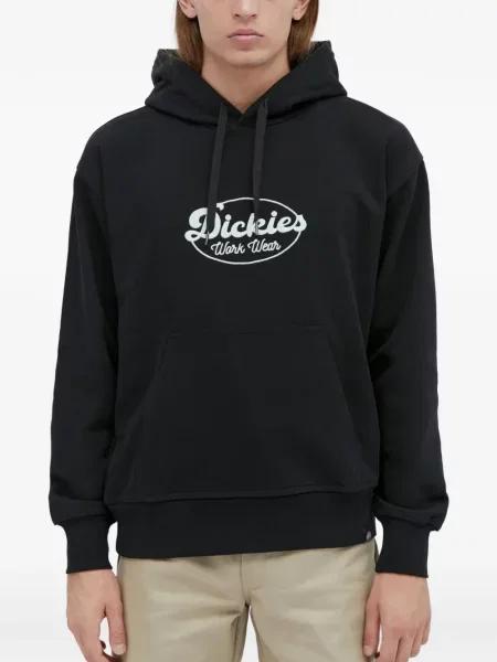Hanorac cu glugă Dickies cu glugă cu autograf negru