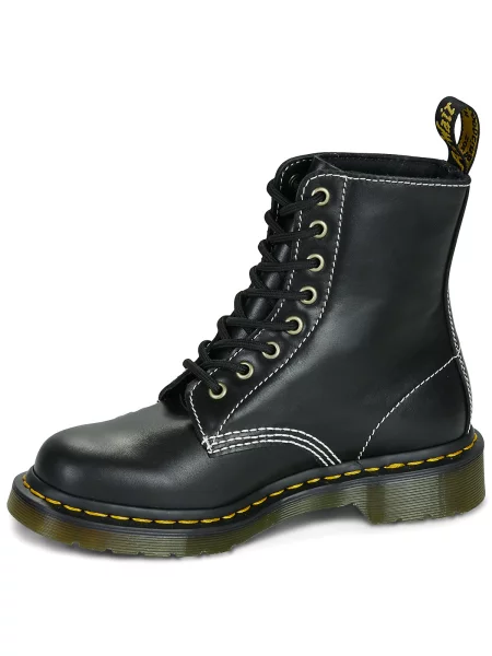 Pantofi Dr. Martens cu model floral negru