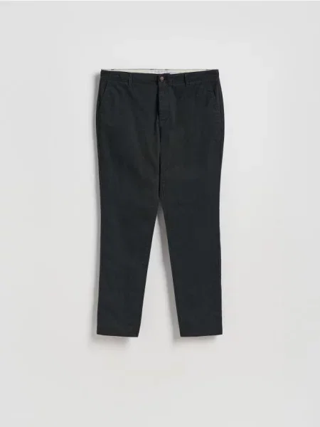 Reserved Pantaloni chino slim fit negru