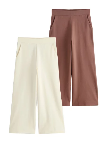 Next Pantaloni maro alb