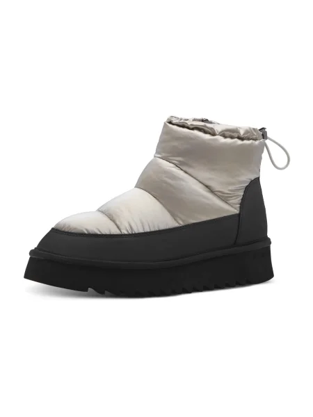 Tamaris Škornji za v sneg / srebrna črna