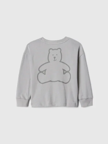 Tricou copii Gap gri