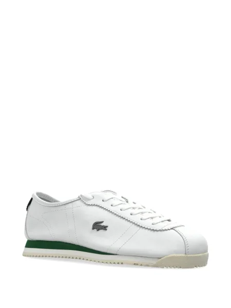 Sneakerși Lacoste din piele alb