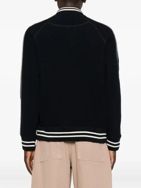 Palton Wales Bonner cu broderie albastru