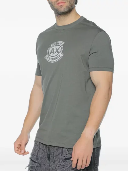 Tricou Armani Exchange cu imagine verde