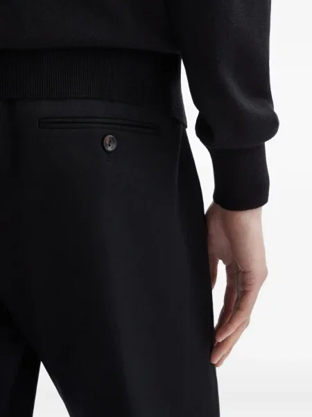 Вълнени панталон Agnona синьо