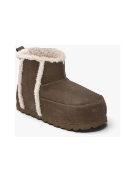 Buty do kostki Inuikii wełniane brązowe