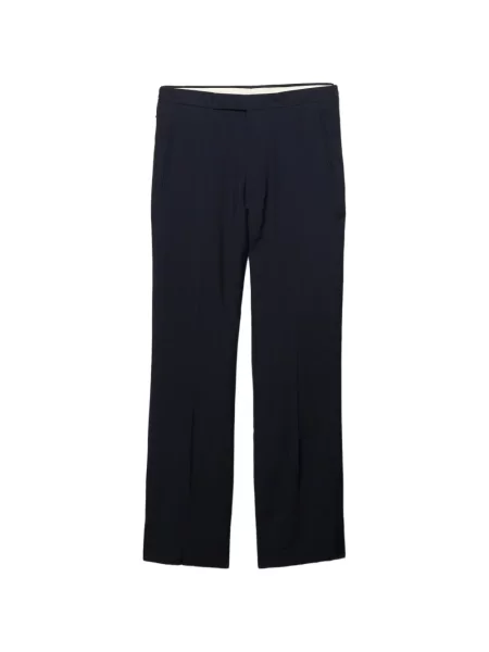 Pantaloni Prada de lână albastru