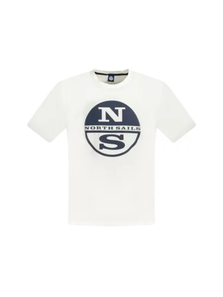 Koszulka North Sails z krótkim rękawem z logo biała