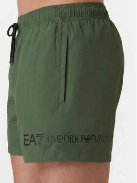Emporio Armani Kopalne hlače zelena