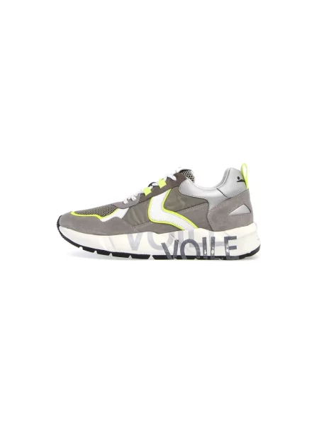Sneakersy Voile Blanche skórzane szare