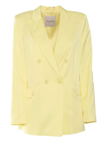 Dwurzędowa marynarka Ermanno Firenze dwurzędowa żółta