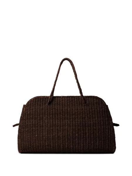 Geantă shopper Jacquemus maro