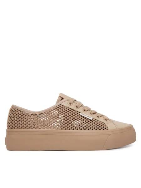 Sneakersy Calvin Klein beżowe