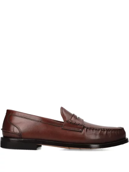 Pantofi loafer Premiata din piele maro