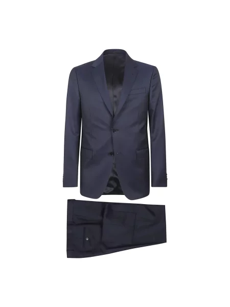 Garnitur Zegna wełniany niebieski