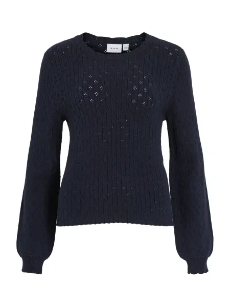 VILA Pulover VIPOILA bleumarin