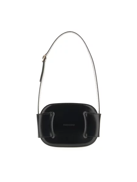 Pasek Ferragamo z paskiem czarny