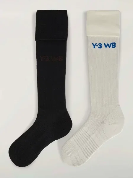 Șosete x Wales Bonner Football Sock Off White/ Black M alb
