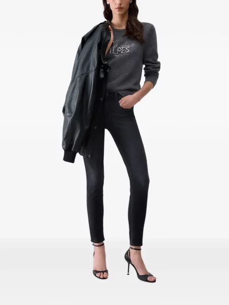Слаб дънки skinny fit Liu Jo черно