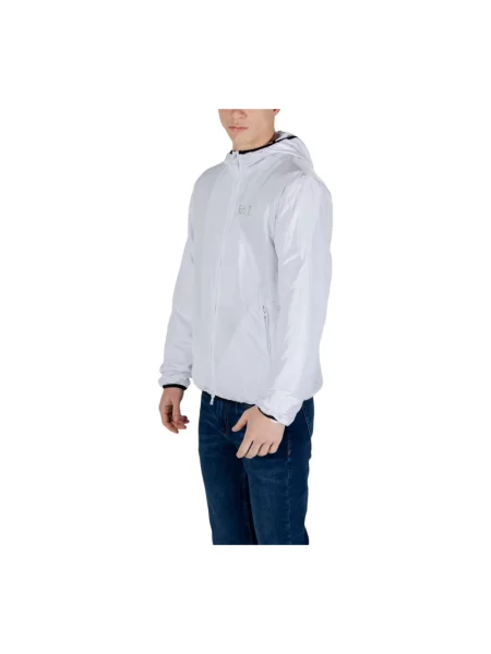 Kurtka Emporio Armani Ea7 z długim rękawem biała