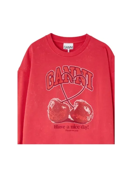 Bluza Ganni czerwona