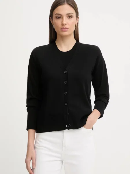 Sisley cardigan negru