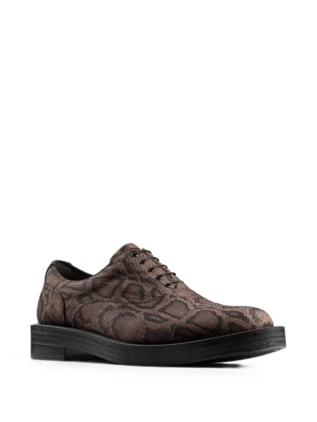 Σκαρπίνια oxford Clarks Originals με μοτίβο φίδι υφαίνω διαγωνίως καφέ