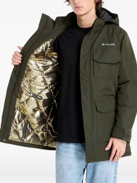 Geacă parka Columbia verde