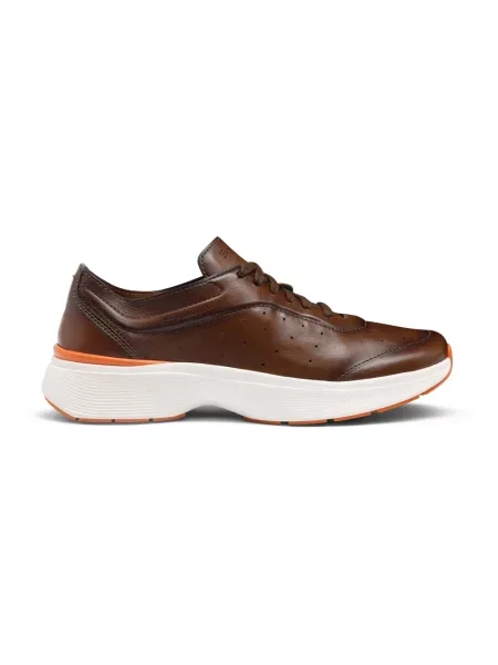 Sneakersy Santoni brązowe