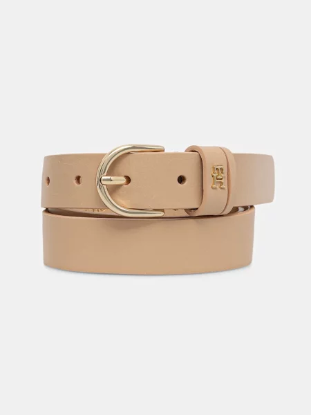 Кожен Tommy Hilfiger бежово