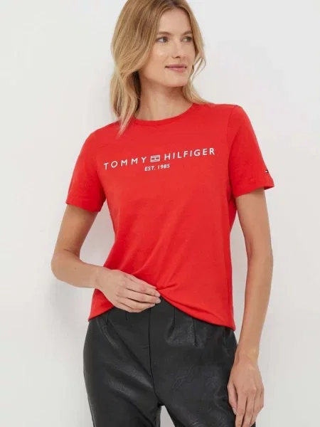 Tommy Hilfiger tričko červené