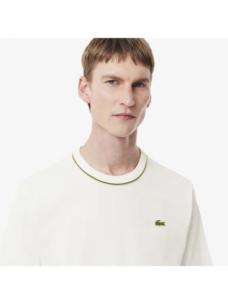 Lacoste T-Shirt Roland-Garros Edition Jersey biały