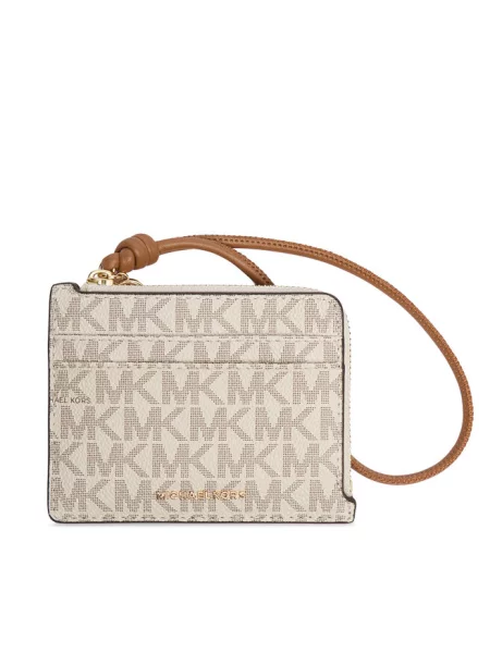 MICHAEL Michael Kors Etui na karty kredytowe Kremowy