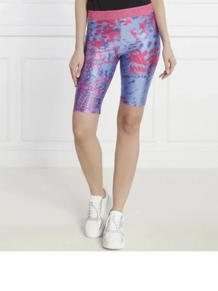 Versace Jeans Couture Pantaloni scurți biker albastru