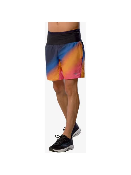 Spodenki Mizuno Multi Pocket Short granatowe pomarańczowe S niebieskie