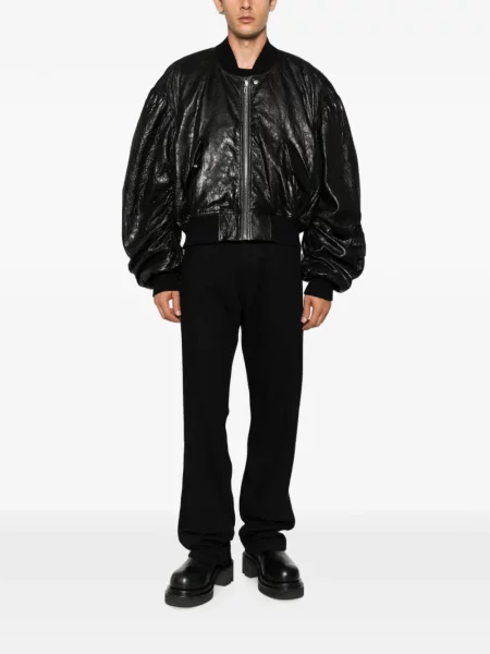 Geanta de piele Rick Owens negru