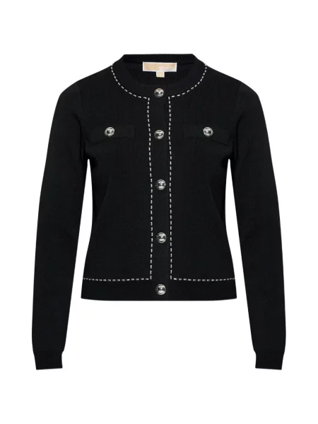 Sukienka wieczorowa Michael Michael Kors koronkowa wiązana garniturowa niebieska