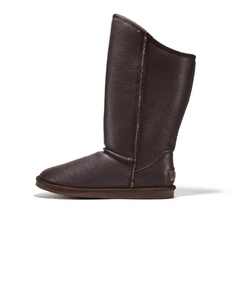 Australia Luxe Collective Kozačky Cosy Tall tmavě hnědá