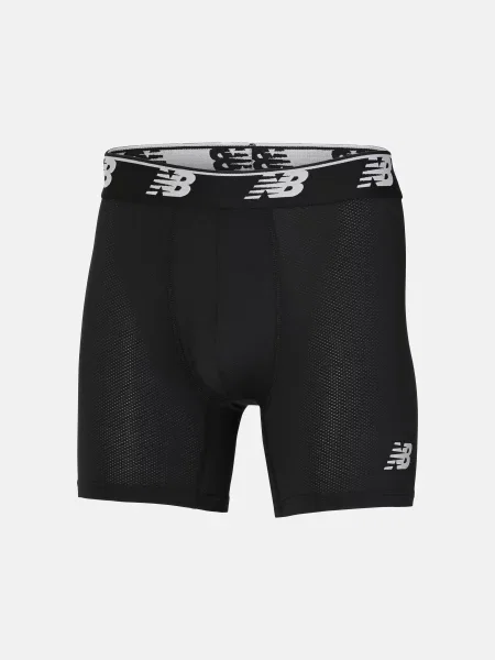 Трусы New Balance с сеткой черные