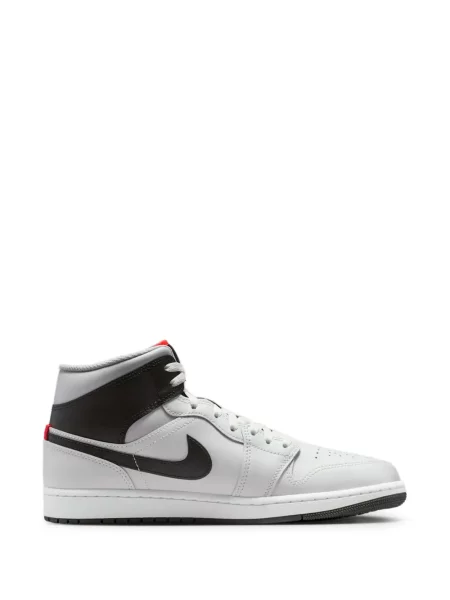 Sneakerși Jordan Air Jordan 1 cu șireturi din dantelă gri