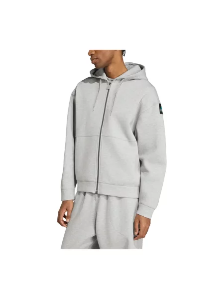 Bluza z kapturem Adidas Originals z kapturem szara