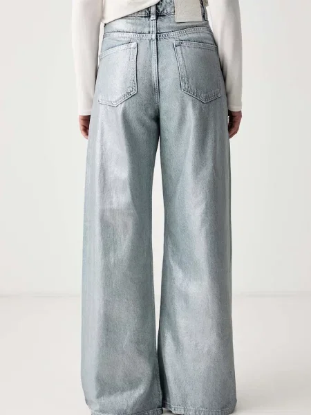 Sisley джинси wide leg