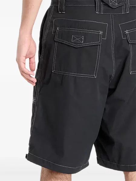 Pantaloni scurți cargo Pleasures negru