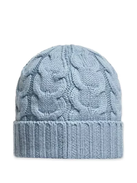 Czapka dziecięca Moncler Enfant niebieska
