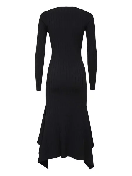 Rochie maxi St. John lungă de costum negru